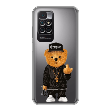 Силиконовый чехол на Xiaomi Redmi 10 с принтом Мишка Силиконовый чехол на Xiaomi Redmi 10 с принтом Мишка