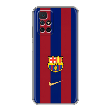 Силиконовый чехол на Xiaomi Redmi 10 с принтом Барселона Barcelona Силиконовый чехол на Xiaomi Redmi 10 с принтом Барселона Barcelona