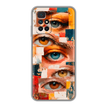 Силиконовый чехол на Xiaomi Redmi 10 с принтом Модный принт Силиконовый чехол на Xiaomi Redmi 10 с принтом Модный принт