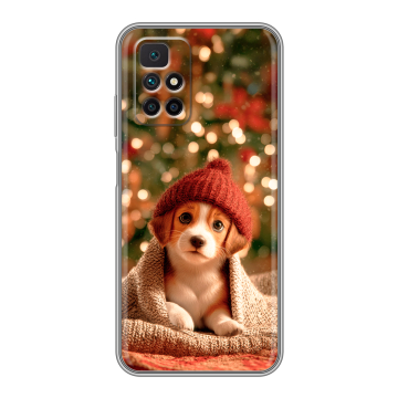 Силиконовый чехол на Xiaomi Redmi 10 с принтом Новый год