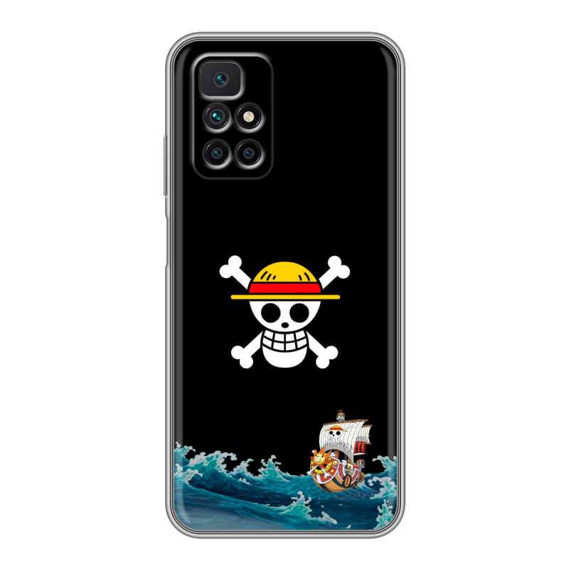 Силиконовый чехол на Xiaomi Redmi 10 с принтом One Piece Ван Пис Силиконовый чехол на Xiaomi Redmi 10 с принтом One Piece Ван Пис