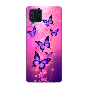Силиконовый чехол на Samsung Galaxy M22 с принтом Бабочки Силиконовый чехол на Samsung Galaxy M22 с принтом Бабочки