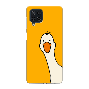 Силиконовый чехол на Samsung Galaxy M22 с принтом Утка Силиконовый чехол на Samsung Galaxy M22 с принтом Утка