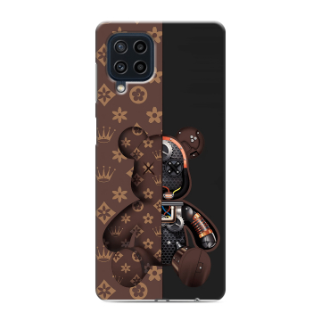 Силиконовый чехол на Samsung Galaxy M22 с принтом Луи робот Силиконовый чехол на Samsung Galaxy M22 с принтом Луи робот