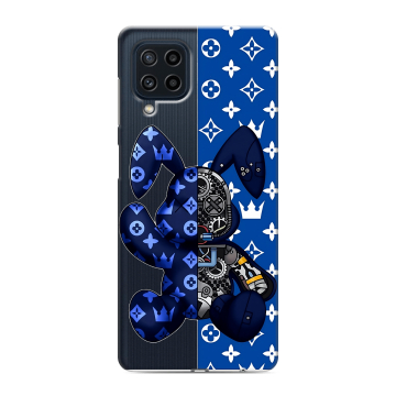 Силиконовый чехол на Samsung Galaxy M22 с принтом Луи робот Силиконовый чехол на Samsung Galaxy M22 с принтом Луи робот