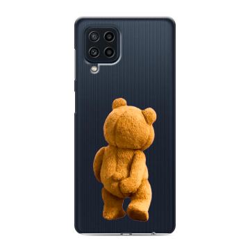 Силиконовый чехол на Samsung Galaxy M22 с принтом Медведь Силиконовый чехол на Samsung Galaxy M22 с принтом Медведь