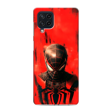 Силиконовый чехол на Samsung Galaxy M22 с принтом человек паук spiderman Силиконовый чехол на Samsung Galaxy M22 с принтом человек паук spiderman
