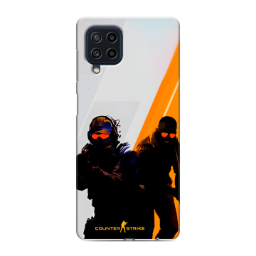 Силиконовый чехол на Samsung Galaxy M22 с принтом Контер страйк Counter strike Силиконовый чехол на Samsung Galaxy M22 с принтом Контер страйк Counter strike