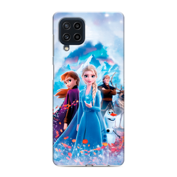 Силиконовый чехол на Samsung Galaxy M22 с принтом Холодное сердце Frozen Силиконовый чехол на Samsung Galaxy M22 с принтом Холодное сердце Frozen