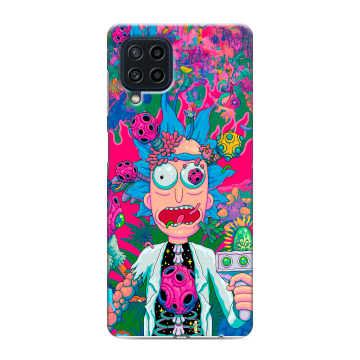 Силиконовый чехол на Samsung Galaxy M22 с принтом Рик и Морти Rick Morty Силиконовый чехол на Samsung Galaxy M22 с принтом Рик и Морти Rick Morty
