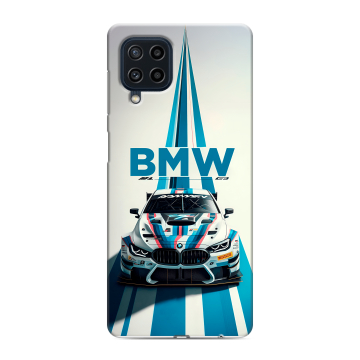 Силиконовый чехол на Samsung Galaxy M22 с принтом БМВ BMW Силиконовый чехол на Samsung Galaxy M22 с принтом БМВ BMW