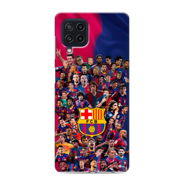 Силиконовый чехол на Samsung Galaxy M22 с принтом Барселона Barcelona