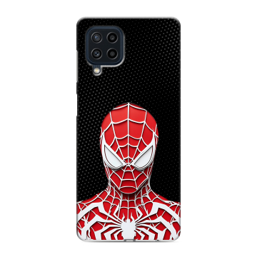 Силиконовый чехол на Samsung Galaxy M22 с принтом человек паук spiderman Силиконовый чехол на Samsung Galaxy M22 с принтом человек паук spiderman