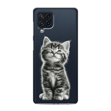 Силиконовый чехол на Samsung Galaxy M22 с принтом Котенок Силиконовый чехол на Samsung Galaxy M22 с принтом Котенок