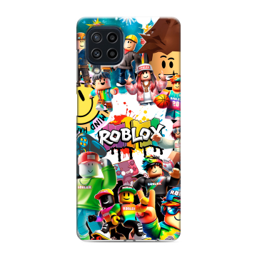 Силиконовый чехол на Samsung Galaxy M22 с принтом Roblox Роблокс Силиконовый чехол на Samsung Galaxy M22 с принтом Roblox Роблокс