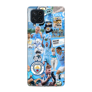 Силиконовый чехол на Samsung Galaxy M22 с принтом Man City Манчестер Сити Силиконовый чехол на Samsung Galaxy M22 с принтом Man City Манчестер Сити