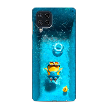 Силиконовый чехол на Samsung Galaxy M22 с принтом Миньоны Силиконовый чехол на Samsung Galaxy M22 с принтом Миньоны
