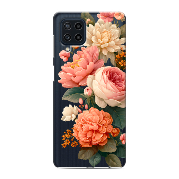 Силиконовый чехол на Samsung Galaxy M22 с принтом цветы Силиконовый чехол на Samsung Galaxy M22 с принтом цветы