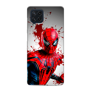 Силиконовый чехол на Samsung Galaxy M22 с принтом Spiderman Человек паук Силиконовый чехол на Samsung Galaxy M22 с принтом Spiderman Человек паук