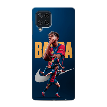 Силиконовый чехол на Samsung Galaxy M22 с принтом Барселона Barca Yamal Силиконовый чехол на Samsung Galaxy M22 с принтом Барселона Barca Yamal