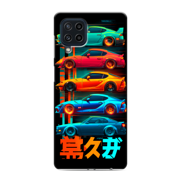 Силиконовый чехол на Samsung Galaxy M22 с принтом машины тачки Силиконовый чехол на Samsung Galaxy M22 с принтом машины тачки