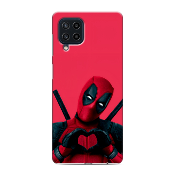Силиконовый чехол на Samsung Galaxy M22 с принтом Дедпул Deadpool Силиконовый чехол на Samsung Galaxy M22 с принтом Дедпул Deadpool