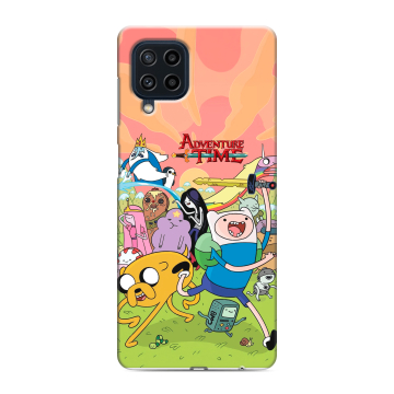 Силиконовый чехол на Samsung Galaxy M22 с принтом Adventure time Время приключений Силиконовый чехол на Samsung Galaxy M22 с принтом Adventure time Время приключений