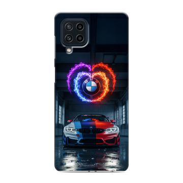 Силиконовый чехол на Samsung Galaxy M22 с принтом BMW БМВ Силиконовый чехол на Samsung Galaxy M22 с принтом BMW БМВ