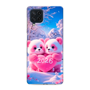 Силиконовый чехол на Samsung Galaxy M22 с принтом Новый год Силиконовый чехол на Samsung Galaxy M22 с принтом Новый год