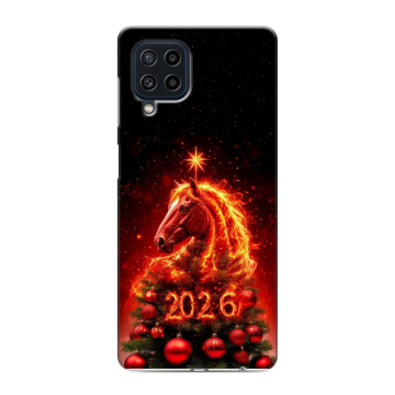 Силиконовый чехол на Samsung Galaxy M22 с принтом Новый год Силиконовый чехол на Samsung Galaxy M22 с принтом Новый год