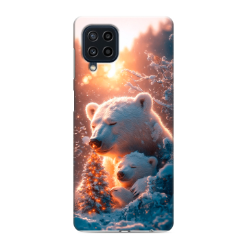Силиконовый чехол на Samsung Galaxy M22 с принтом Новый год Силиконовый чехол на Samsung Galaxy M22 с принтом Новый год