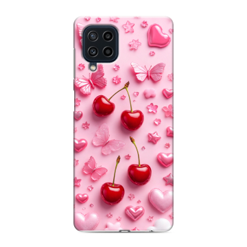Силиконовый чехол на Samsung Galaxy M22 с принтом для девочек Силиконовый чехол на Samsung Galaxy M22 с принтом для девочек