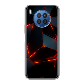 Силиконовый чехол на Huawei Nova 8i с принтом Яркие абстракции Силиконовый чехол на Huawei Nova 8i с принтом Яркие абстракции