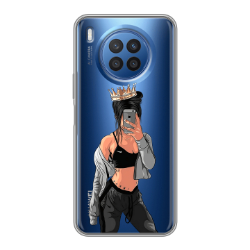 Силиконовый чехол на Huawei Nova 8i с принтом Женские принты Силиконовый чехол на Huawei Nova 8i с принтом Женские принты