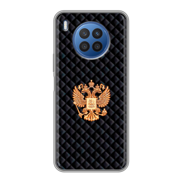 Силиконовый чехол на Huawei Nova 8i с принтом Герб России принт Силиконовый чехол на Huawei Nova 8i с принтом Герб России принт