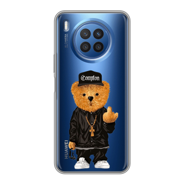 Силиконовый чехол на Huawei Nova 8i с принтом Плюшевый медведь Силиконовый чехол на Huawei Nova 8i с принтом Плюшевый медведь