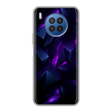 Силиконовый чехол на Huawei Nova 8i с принтом Абстракиция