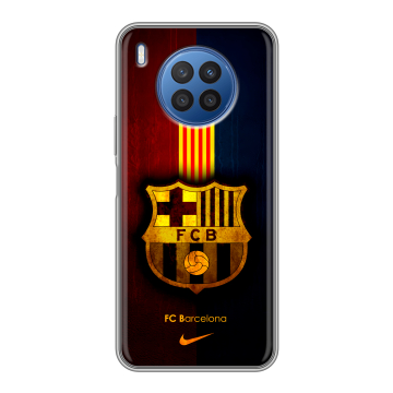 Силиконовый чехол на Huawei Nova 8i с принтом Барселона Barcelona