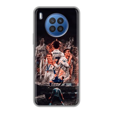 Силиконовый чехол на Huawei Nova 8i с принтом Реал Роналдо Real Ronaldo