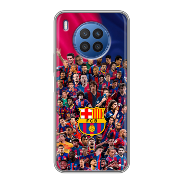Силиконовый чехол на Huawei Nova 8i с принтом Барселона Barcelona