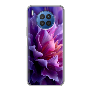 Силиконовый чехол на Huawei Nova 8i с принтом женский цветы Силиконовый чехол на Huawei Nova 8i с принтом женский цветы