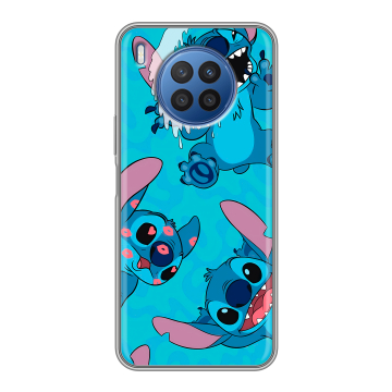Силиконовый чехол на Huawei Nova 8i с принтом Лило и Стич