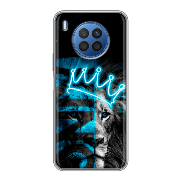 Силиконовый чехол на Huawei Nova 8i с принтом Король лев Силиконовый чехол на Huawei Nova 8i с принтом Король лев