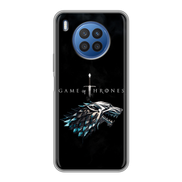 Силиконовый чехол на Huawei Nova 8i с принтом Игра Престолов Game Thrones