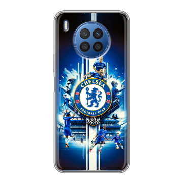 Силиконовый чехол на Huawei Nova 8i с принтом Chelsea Челси Силиконовый чехол на Huawei Nova 8i с принтом Chelsea Челси