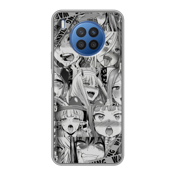 Силиконовый чехол на Huawei Nova 8i с принтом Ahegao Ахегао Аниме Силиконовый чехол на Huawei Nova 8i с принтом Ahegao Ахегао Аниме