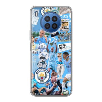 Силиконовый чехол на Huawei Nova 8i с принтом Man City Манчестер Сити Силиконовый чехол на Huawei Nova 8i с принтом Man City Манчестер Сити