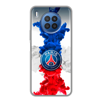 Силиконовый чехол на Huawei Nova 8i с принтом PSG ПСЖ Силиконовый чехол на Huawei Nova 8i с принтом PSG ПСЖ