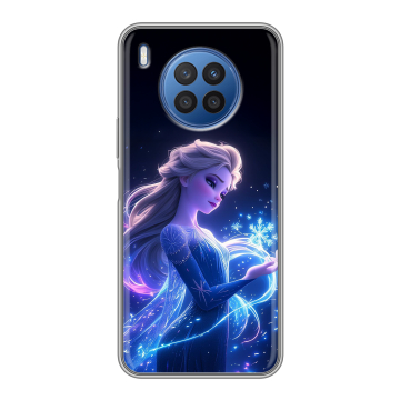 Силиконовый чехол на Huawei Nova 8i с принтом Холодное сердце Frozen Силиконовый чехол на Huawei Nova 8i с принтом Холодное сердце Frozen