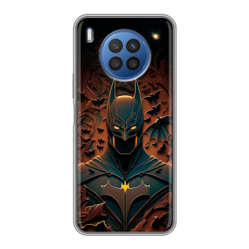 Силиконовый чехол на Huawei Nova 8i с принтом Batman Бэтмен Силиконовый чехол на Huawei Nova 8i с принтом Batman Бэтмен